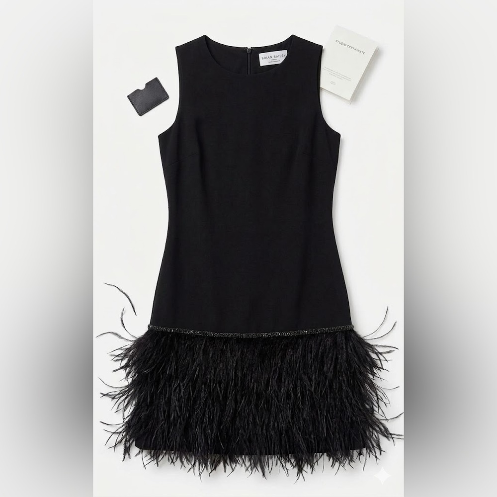 Main Character Energy: The Brian Bailey Plume Shift 🥂✨ Preloved ✨ Size small ✨